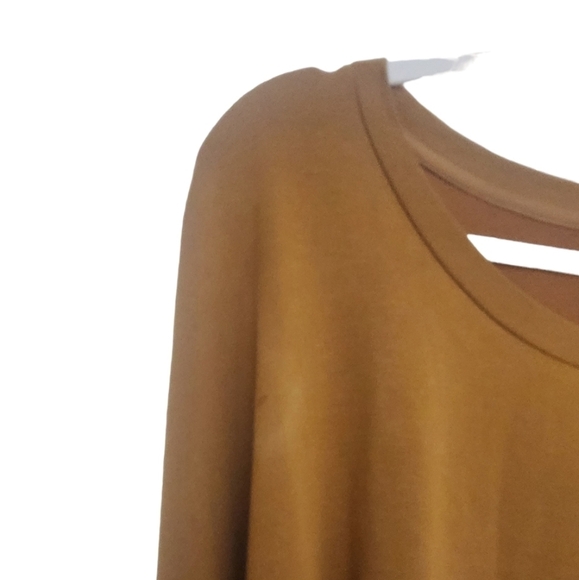 Fabletics Luxe Womens Crew Neck High-Low Drawstring Hem Pullover Sweatshirt XXL. - Picture 4 of 8